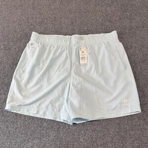 Adidas Swim Shorts Mens 2XL Blue Essentials Trunks Mesh Lined Originals Trefoil